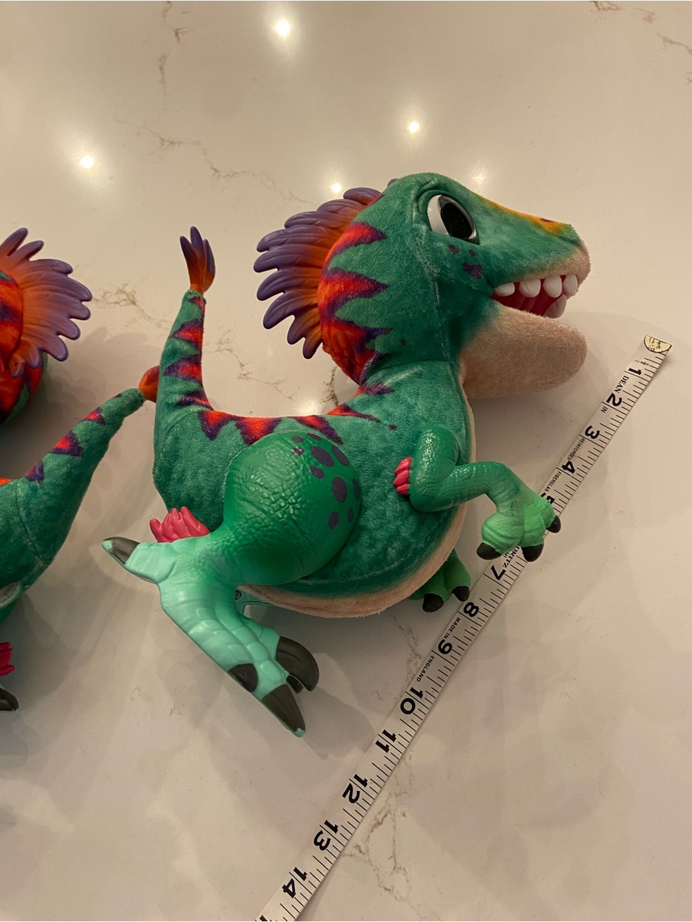 Green FurReal Dinosaur Munchin Rex Dinosaur Set Of (2) Moves, Makes Sounds